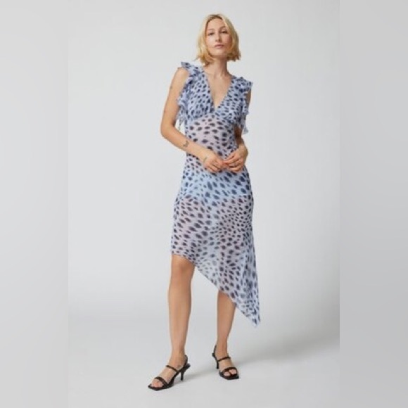 sachin and babi light blue dress Plus Size Boho Floral Dress